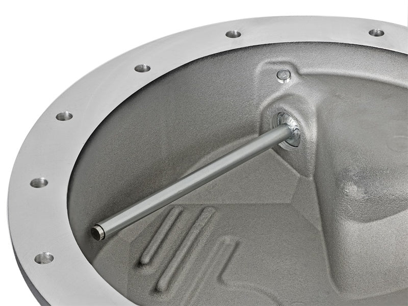 AFE Rear Differential Cover Black w/Machined Fins Nissan Titan XD 16-19 - w/Oil - Burkken Auto Parts