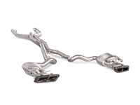 Akrapovic 16-17 AMG C63 Coupe Evolution Line Cat Back (Titanium) w/ Carbon Tips (Req. Link Pipe) - Burkken Auto Parts