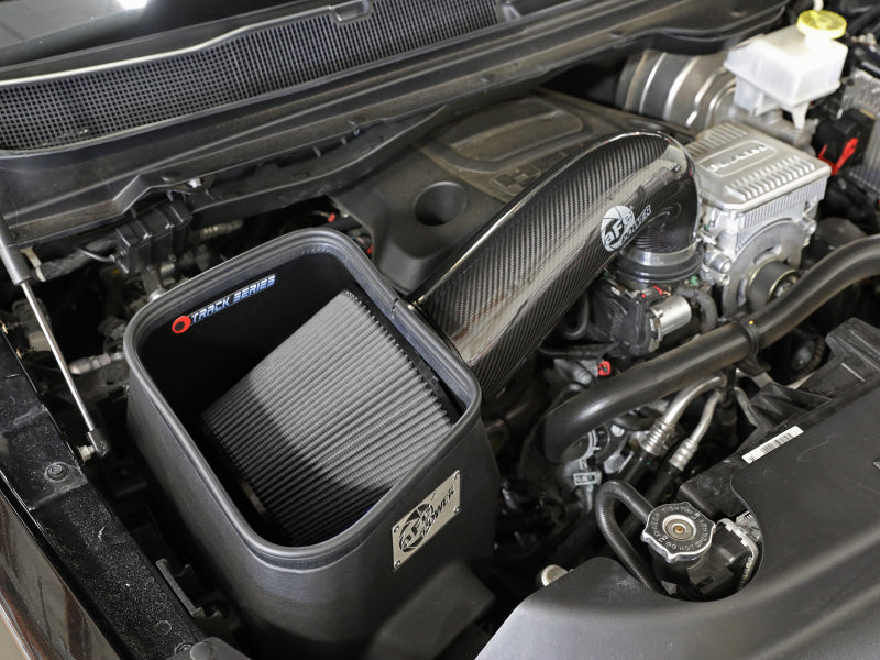 aFe 19-20 Dodge RAM 1500 5.7L Track Series Carbon Fiber Cold Air Intake System w/Pro DRY S Filter - Burkken Auto Parts