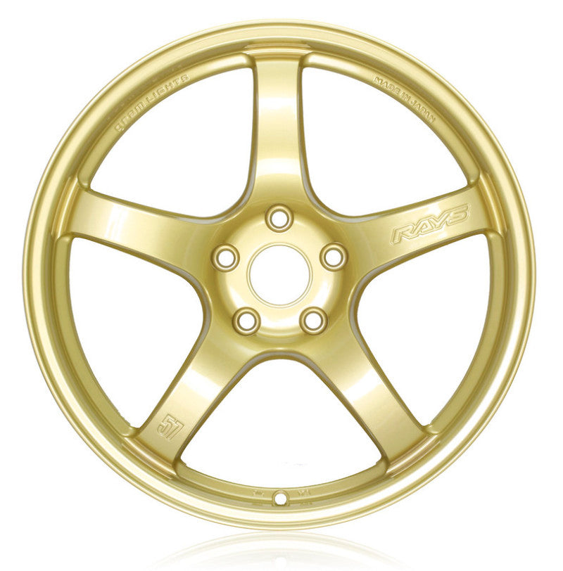 Gram Lights 57CR 17x9 +38 5x114.3 E8 Gold Wheel (Min Order Qty 20) - Burkken Auto Parts
