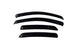 AVS 05-07 Ford Five Hundred Ventvisor Outside Mount Window Deflectors 4pc - Smoke - Burkken Auto Parts
