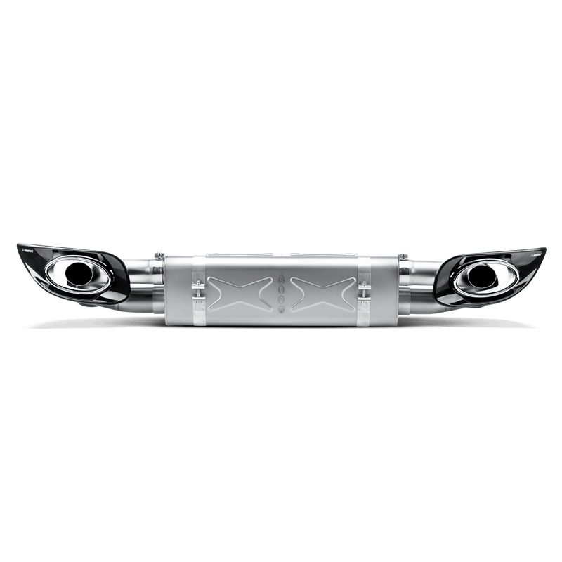 Akrapovic 10-13 Porsche 911 Turbo / Turbo S (997 FL) Slip-On Line (Titanium) w/ Titanium Tips - Burkken Auto Parts