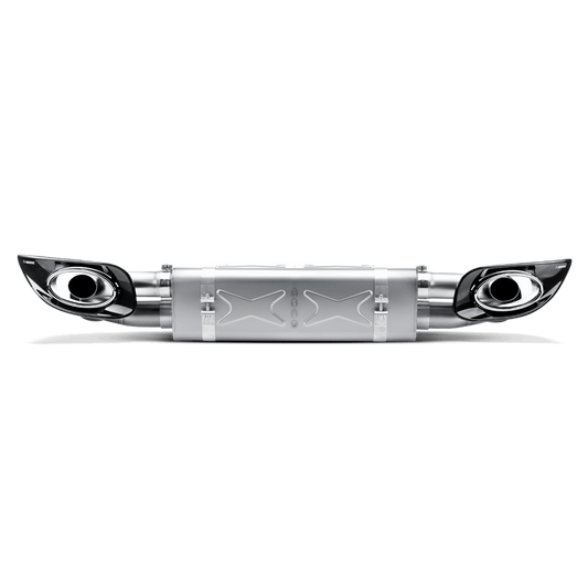 Akrapovic 10-13 Porsche 911 Turbo / Turbo S (997 FL) Slip-On Line (Titanium) w/ Titanium Tips - Burkken Auto Parts