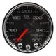 Autometer Spek-Pro Gauge Oil Temp 2 1/16in 300f Stepper Motor W/Peak & Warn Blk/Chrm - Burkken Auto Parts