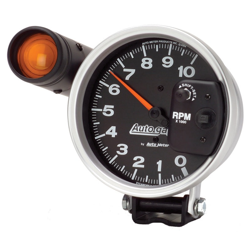 Autometer 5 inch 10,000 RPM Monster Shift Lite Pedestal Tachometer - Burkken Auto Parts