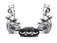 Akrapovic 10-15 Ferrari 458 Italia/458 Spyder Slip-On Line (Titanium) w/ Carbon Tips - Burkken Auto Parts