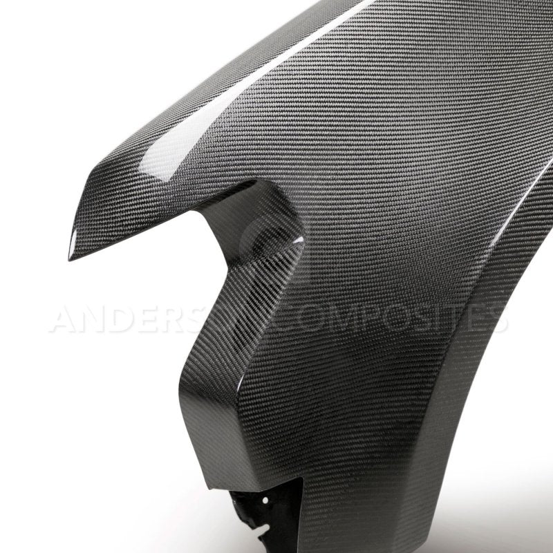 Anderson Composites 17-18 Ford Raptor Type-Wide Carbon Fiber Front Fenders (Pair) - Burkken Auto Parts