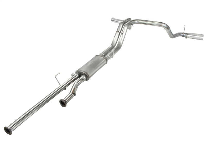 aFe MACHForce XP 2-1/2in to 3in 409 SS Cat-Back Exhaust w/ Polished Tips 10-17 Toyota Tundra V8 5.7L - Burkken Auto Parts