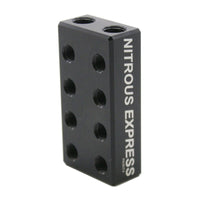Nitrous Express 2 Inlet 16 Outlet Nitrous/Fuel Distribution Block - Burkken Auto Parts