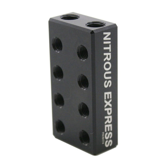Nitrous Express 2 Inlet 16 Outlet Nitrous/Fuel Distribution Block - Burkken Auto Parts