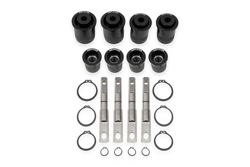 BMR 14-19 Chevrolet Corvette C7 Front Upper & Lower Control Arm Bearing Kit - Black Anodized - Burkken Auto Parts