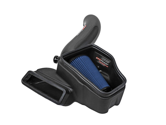 aFe 15-19 VW Golf R (MKVII) L4-2.0L (t) Track Series Carbon Fiber Intake System w/ Pro 5R Filter - Burkken Auto Parts