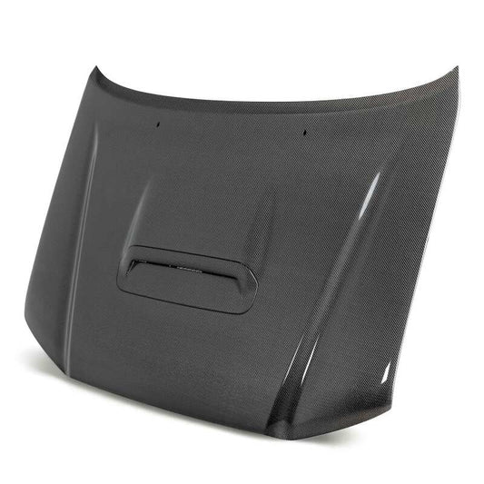 Seibon 12-15 Toyota Tacoma TR-Style Carbon Fiber Hood - Burkken Auto Parts