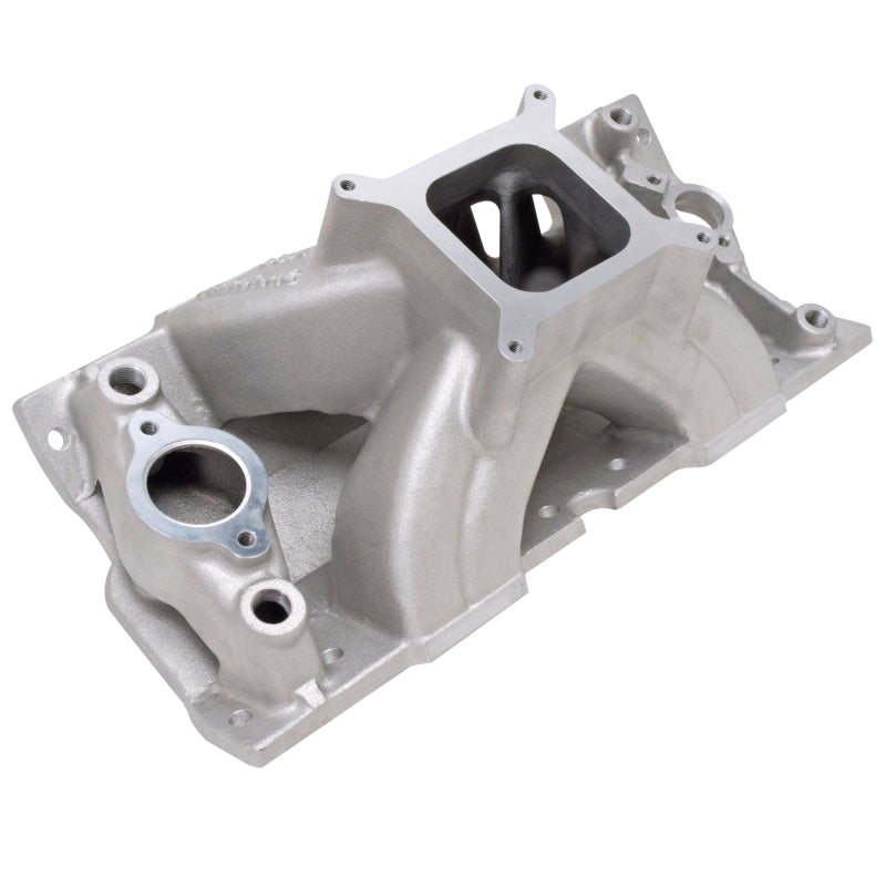 Edelbrock Super Victor SBC Manifold for GM Cast Iron Vortec Heads (Race Manifold) - Burkken Auto Parts