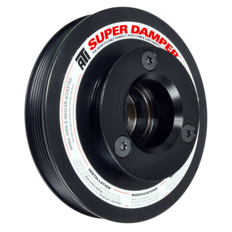 ATI Damper - 6.78in - Alum - 4 & 6 Grv - Honda H22 - Street - 4 Percent & 9 Percent OD Sizes - Burkken Auto Parts