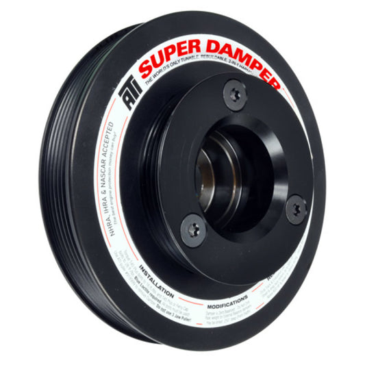 ATI Damper - 6.78in - Alum - 4 & 6 Grv - Honda H22 - Street - 4 Percent & 9 Percent OD Sizes - Burkken Auto Parts