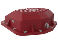 aFe 20-23 Jeep Gladiator JT (Dana M220) Pro Series Rear Differential Cover Red w/ Machined Fins - Burkken Auto Parts