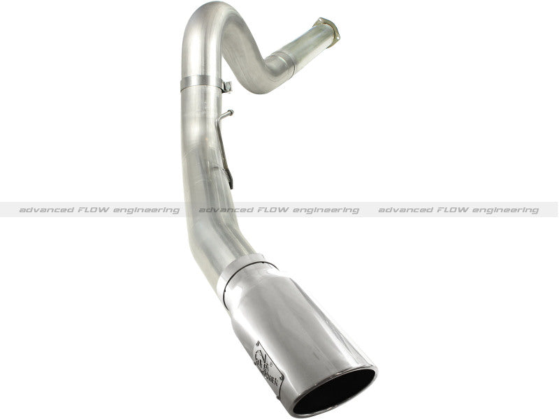 aFe MACHForce XP 5in DPF-Back Stainless Steel Exh Sys, polished tip,Ford Diesel Trucks 11-14 V8-6.7L - Burkken Auto Parts