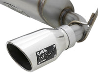 aFe Rebel Series 2.5in 409 SS Axle-Back Exhaust w/Polished Tips 07+ Jeep Wrangler (JK) V6 3.6L/3.8L - Burkken Auto Parts