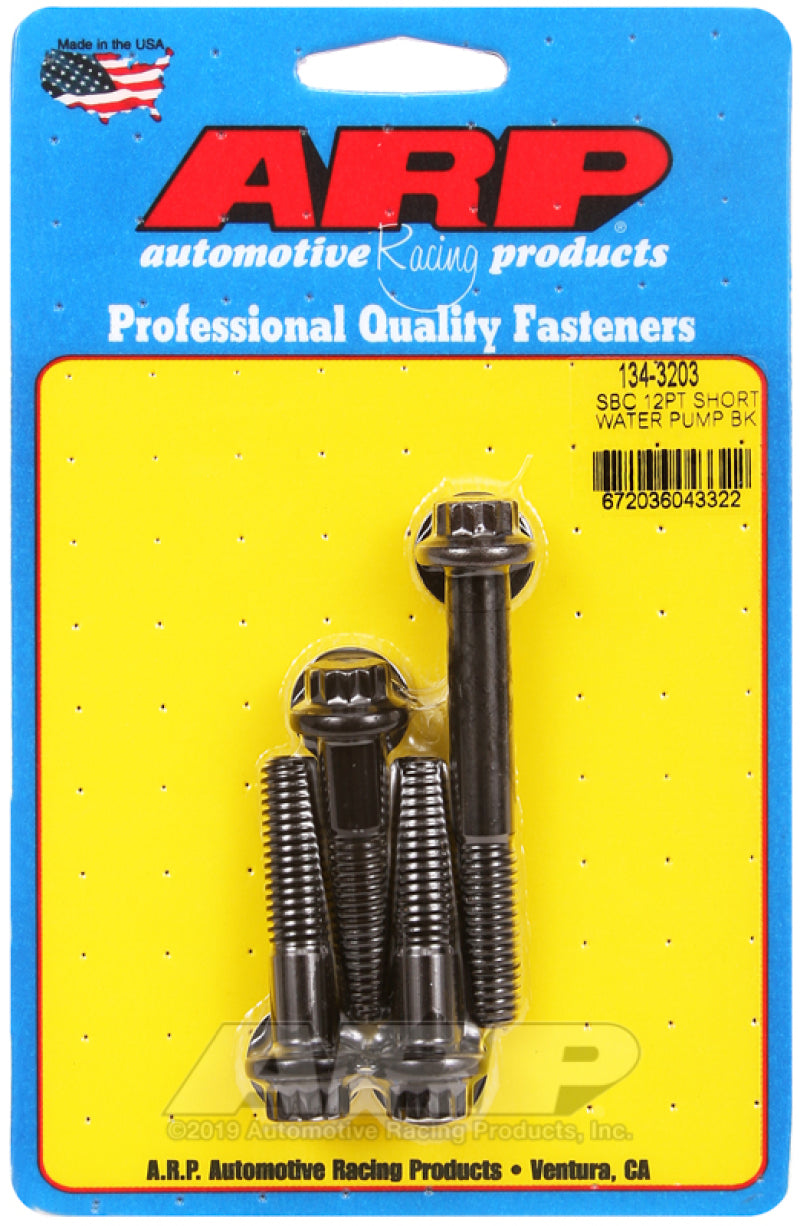 ARP SB Chevy 12pt Short Water Pump Bolt Kit - Burkken Auto Parts