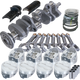 Eagle Chevy 350 3.750in Crank 5.700in I-Beam Rods -18cc 4.040in Pistons Rotating Assembly - Burkken Auto Parts