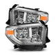 AlphaRex 14-21 Toyota Tundra NOVA LED Proj HL Chrome w/Actv Light & Seq. Sig + Switchback DRL - Burkken Auto Parts