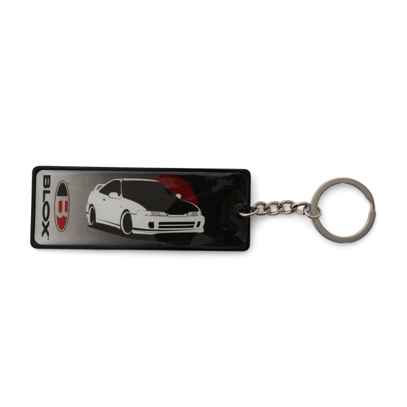 BLOX Racing Integra DC Metal Plate Keychain - Burkken Auto Parts
