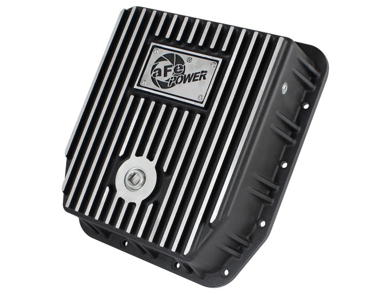 afe Transmission Pan (Black); Ford Trucks 94-08 AODE - Burkken Auto Parts