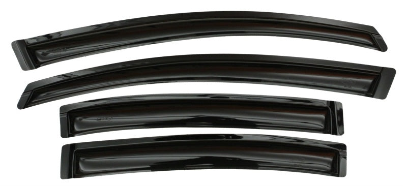 AVS 12-15 Honda Civic Ventvisor Outside Mount Window Deflectors 4pc - Smoke - Burkken Auto Parts