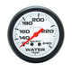 Autometer Phantom  66mm 120-240 Deg F Mechanical Water Temperature Gauge - Burkken Auto Parts