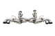 Corsa 20-25 Corvette C8 3in Valved Cat-Back 4.5in Pol Quad Tips Fits Factory Perf Exhaust DeletesAFM - Burkken Auto Parts