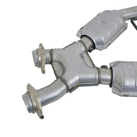 BBK 96-98 Mustang 4.6 GT High Flow X Pipe With Catalytic Converters - 2-1/2 - Burkken Auto Parts