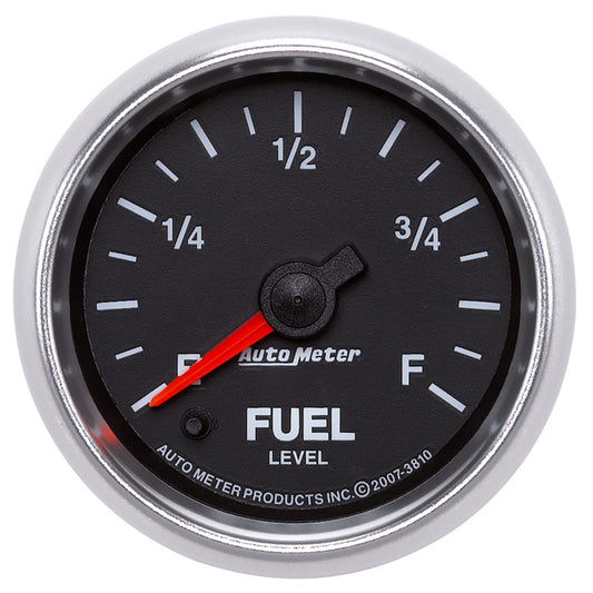 Autometer GS 2 1/16in. 0-280 Ohms Fuel Level Gauge - Stepper Motor - Burkken Auto Parts