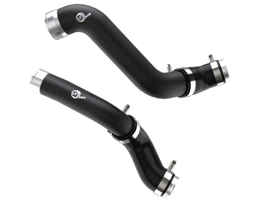 aFe BladeRunner Black Intercooler Hot & Cold Side Tubes Combo 19-20 GM Trucks 1500 L4-2.7L (t) - Burkken Auto Parts