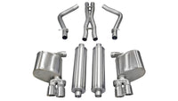 Corsa 2011-2013 Dodge Charger R/T 5.7L V8 Polished Sport Cat-Back Exhaust - Burkken Auto Parts