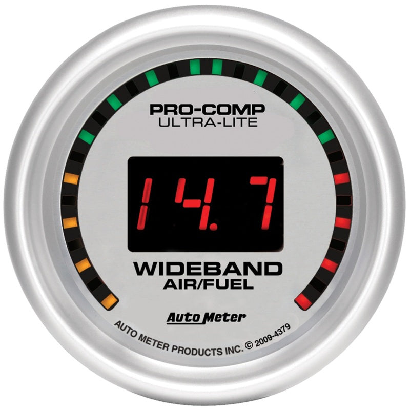 Autometer Ultra-Lite 52mm Digital Wideband Air/Fuel Ratio Street Gauge - Burkken Auto Parts