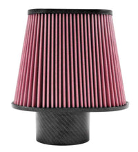 K&N Universal Air Filter 3 11/16in Flange x 8 3/4 x 5 1/2in Base x 6 3/8 x 3 3/16in Top x 7in Height - Burkken Auto Parts
