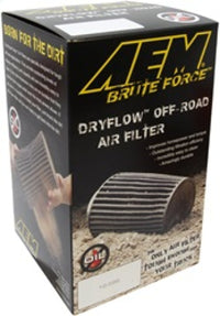 AEM Dryflow Conical Air Filter 2.75in Flange ID / 6in Base OD / 5.125in Top OD / 9.125in Height - Burkken Auto Parts