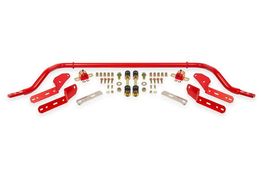 BMR 64-67 GM A-Body 1.25in Hollow 2-Hole Adjustable Front Sway Bar Kit - Red - Burkken Auto Parts