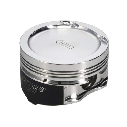 Manley Nissan SR20DE Piston Set - 87.00mm Bore 1.260in CH, -12.00 CC