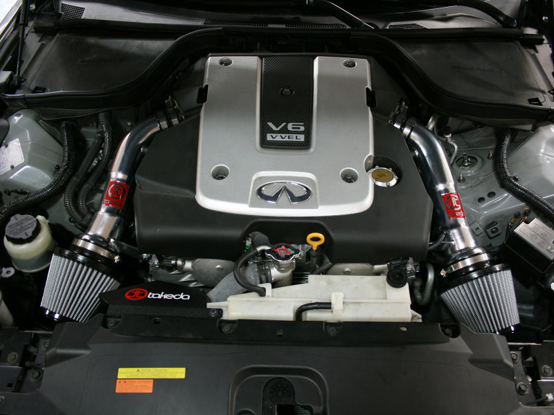 aFe Takeda Intakes Stage-2 PDS AIS PDS Infiniti G37 Coupe 08-12 V6-3.7L (pol) - Burkken Auto Parts