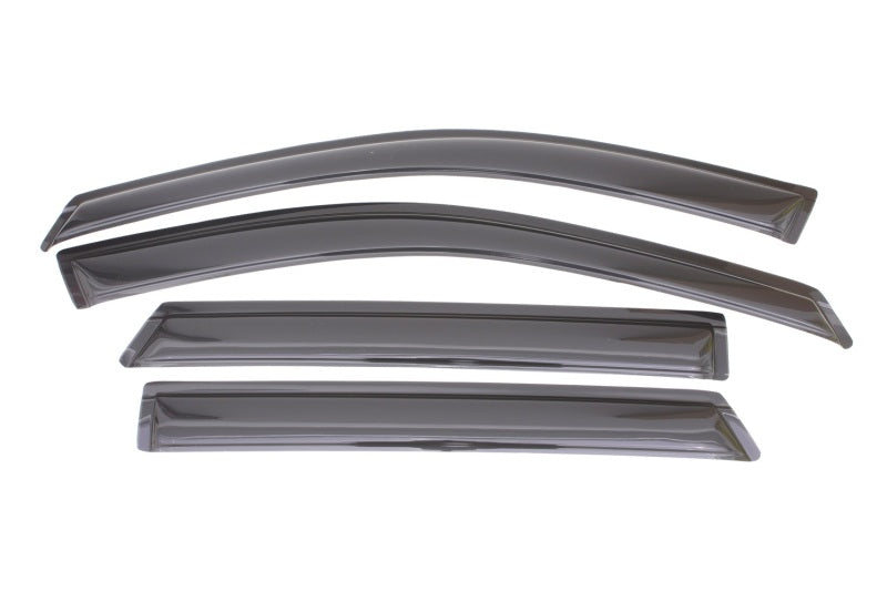 AVS 13-18 Hyundai Santa Fe (Excl. XL Model) Ventvisor Outside Mount Window Deflectors 4pc - Smoke - Burkken Auto Parts