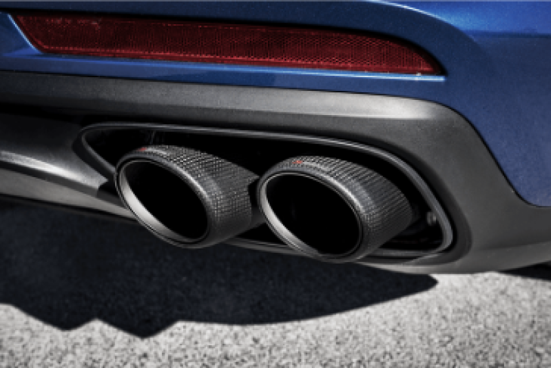 Akrapovic 17-18 Porsche Panamera Turbo Tail Pipe Set (Carbon) - Burkken Auto Parts