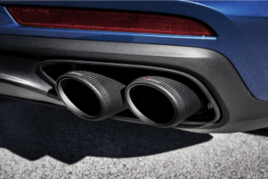 Akrapovic 17-18 Porsche Panamera Turbo Tail Pipe Set (Carbon) - Burkken Auto Parts