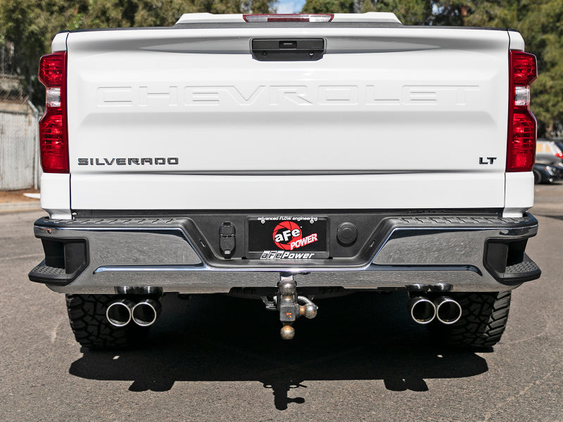 aFe Vulcan Series 3in-2-1/2in 304 SS Cat-Back 2019 GM Silverado 1500 V8-5.3L w/ Polished Tips - Burkken Auto Parts