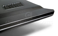 Anderson Composites 15-17 Ford Mustang (Excl. GT350/GT350R) Super Snake Double Sided Hood - Burkken Auto Parts