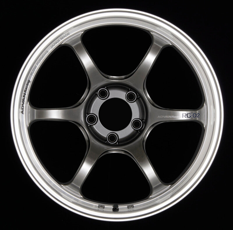 Advan RG-D2 18X805 +42 5 -112 Machining & Racing Hyper Black - Burkken Auto Parts