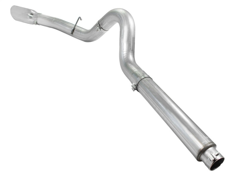 aFe Atlas 5in DPF-Back Aluminized Steel Exh Sys, Ford Diesel Trucks 08-10 V8-6.4L (td) Polished tip - Burkken Auto Parts
