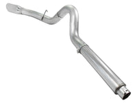 aFe Atlas 5in DPF-Back Aluminized Steel Exh Sys, Ford Diesel Trucks 08-10 V8-6.4L (td) Polished tip - Burkken Auto Parts