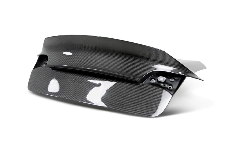 Seibon 17-20 Tesla Model 3 Carbon Fiber Trunk Lid w/Integrated Spoiler (Models w/o Power Trunk ONLY) - Burkken Auto Parts